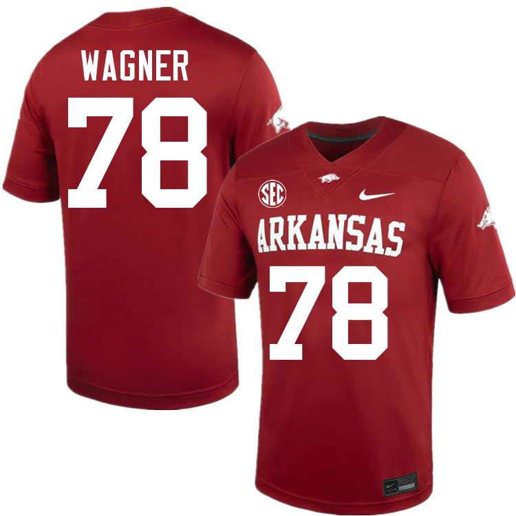 Dalton Wagner Arkansas Jersey,Arkansas Razorbacks #78 Dalton Wagner Jersey Youth College-Cardinal